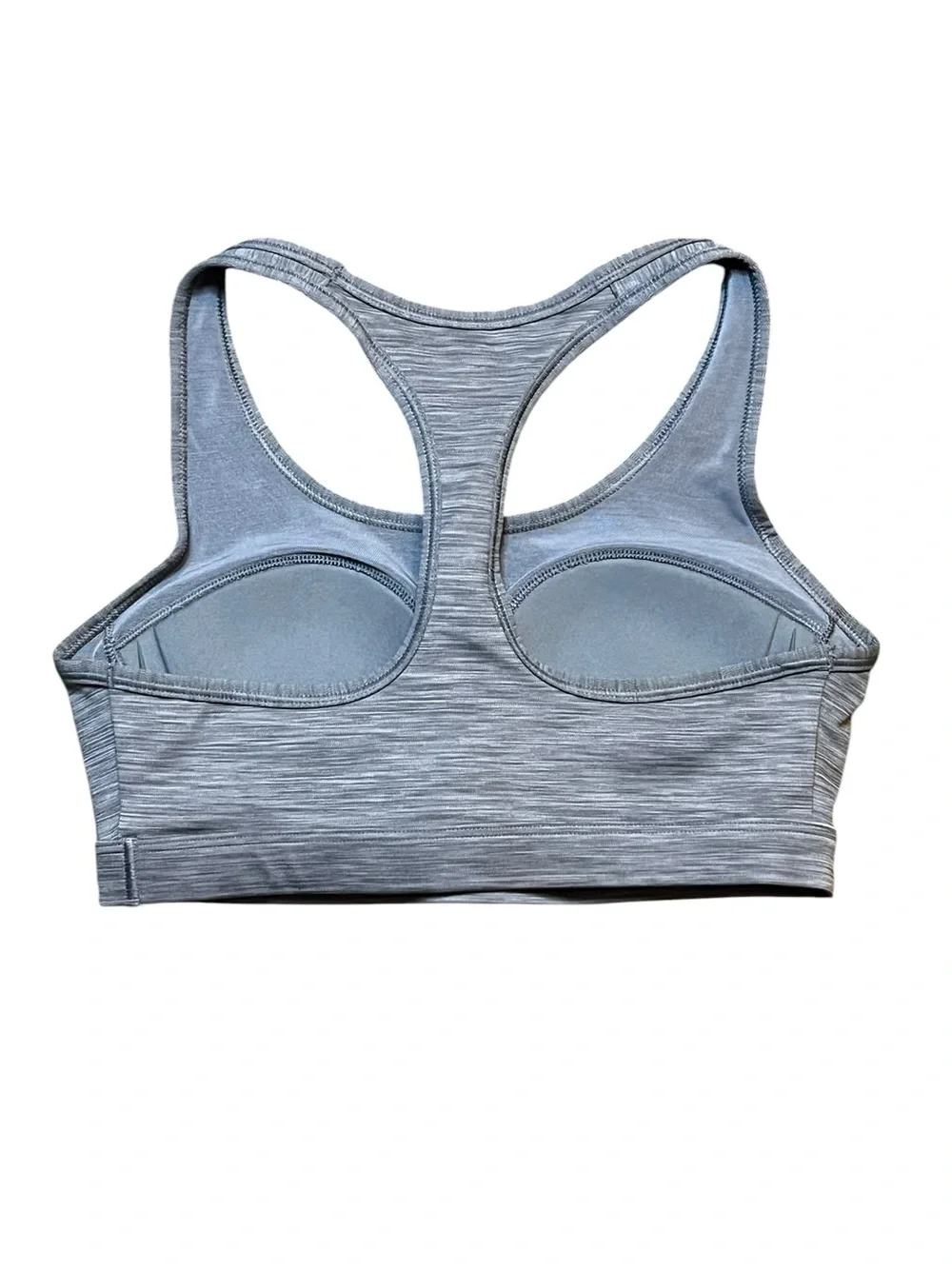Nike Swoosh Women’s Small Padded Racerback Medium Support Sports Bra Gray